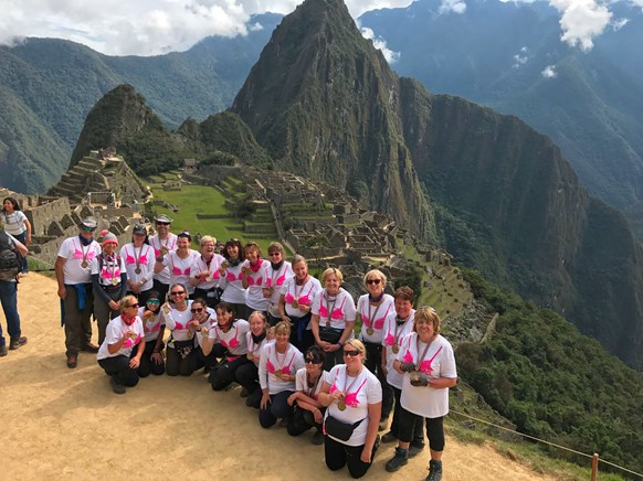 Peru 2017 Team with medals at Machu Picchu