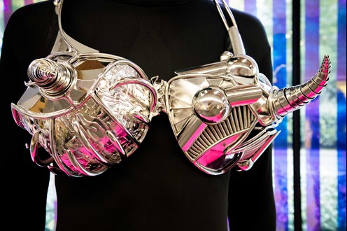 Martian bra from our bust up exhibition at The Lightbox Woking